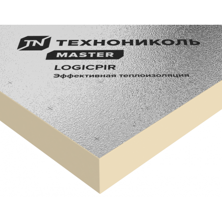 Плита теплоизоляционная LogicPir Полы ФЛ/ФЛ 30мм 1190х590 (8 плит, 5.62м2, 0.169м3) 
