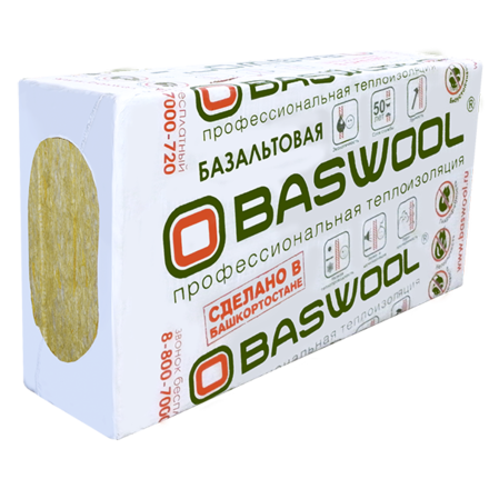 Baswool Стандарт (1200х600х50мм, 6 плит, 4.32м2, 0.216м3)